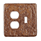 AC50-25 Accents Collection - Toggle/Duplex (Electrical) Style Double Plate 5" x 5" (Special Order On