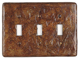 AC50-32 Accents Collection - Toggle Style Triple Wall Plate Cover 6-1/2" x  4-1/2" (Special Order On