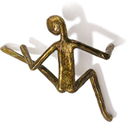 MH118-01 Manhandles Pull (Mirror Image) Approx 7-1/2" Head to Toe (Special Order Only)