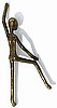 MH110-01 Manhandles Pull (Mirror Image) Approx 7-1/2" Head to Toe (Special Order Only)